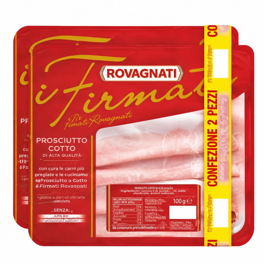 Prosciutto cotto di alta qualità Rovagnati, 2x100 g – Esselunga