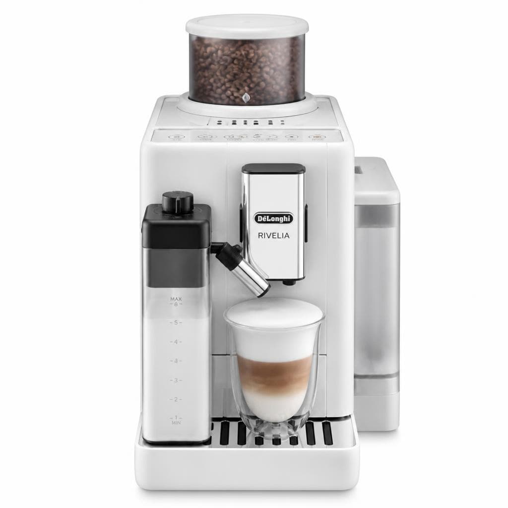 DeLonghi macchina da caffè automatica RIVELIA START EXAM420.55.WXL in offerta da Euronics