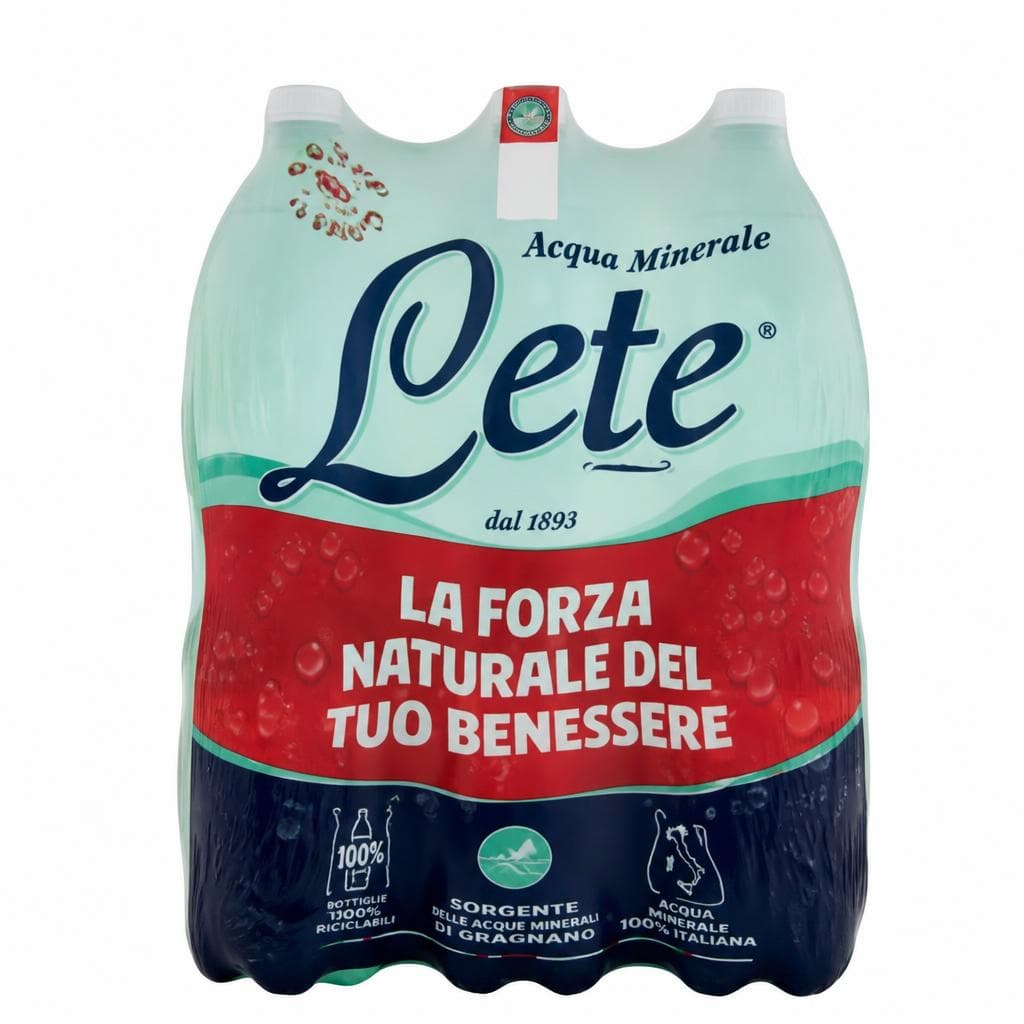 Acqua effervescente naturale Lete, lt 1,5 x 6 – Panorama