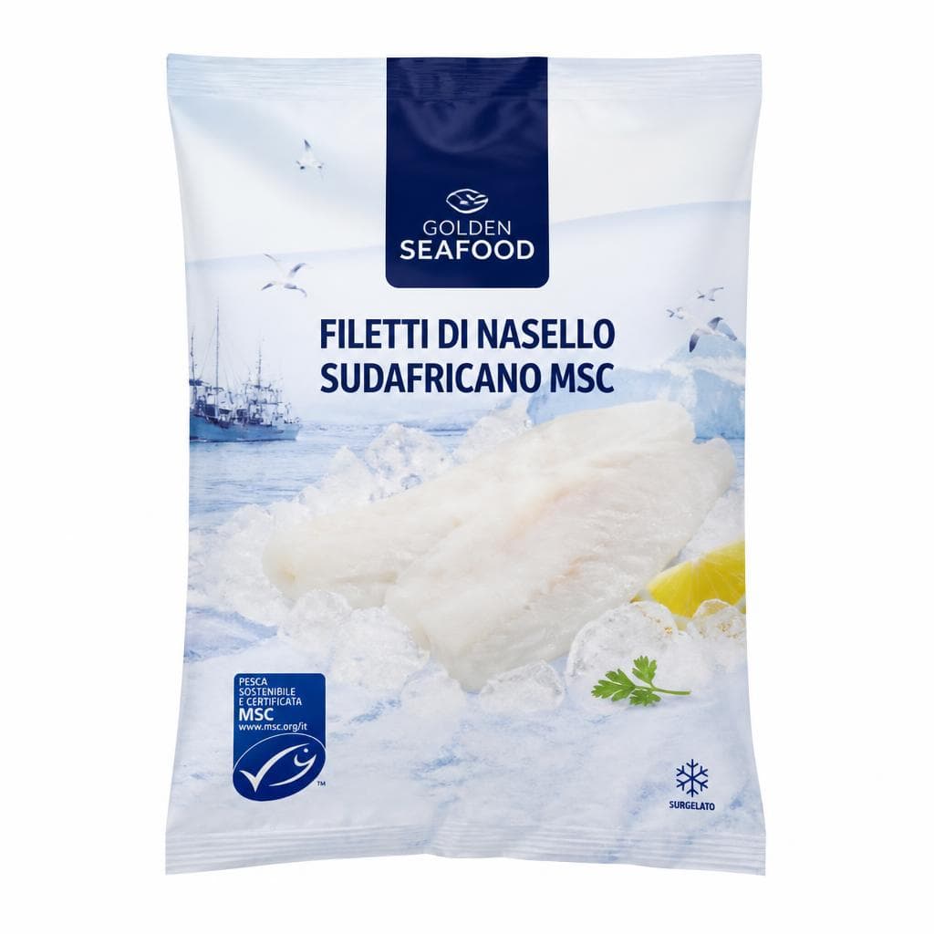Golden Seafood filetti di nasello sudafricano MSC 600 g in offerta da ALDI