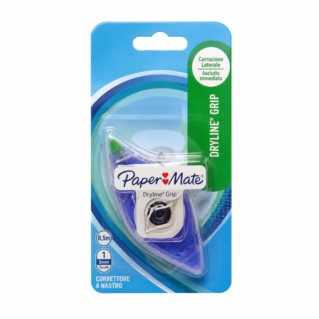 Paper Mate correttore nastro Dryline Grip in offerta da Maury's