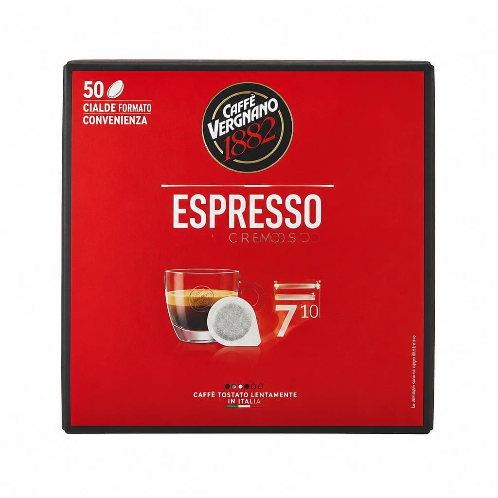 Caffè in cialde Espresso Vergnano 50 cialde (347 g) in offerta da Panorama