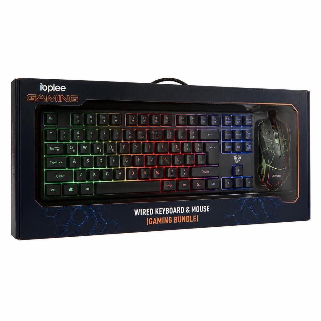 Wired keyboard & mouse (Gaming Bundle) – Unieuro