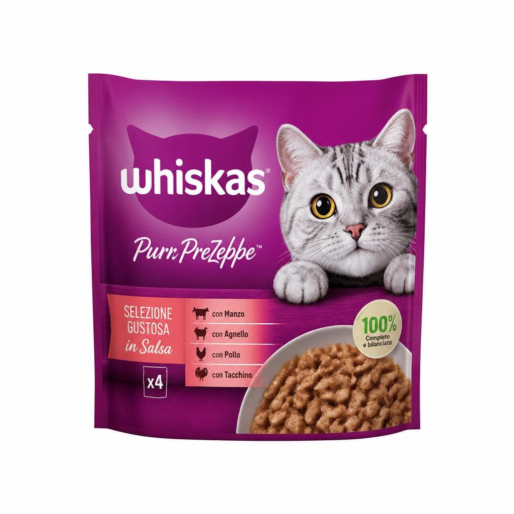 Whiskas alimento umido per gatti gusti assortiti, 85 g x4 – Iper La grande i