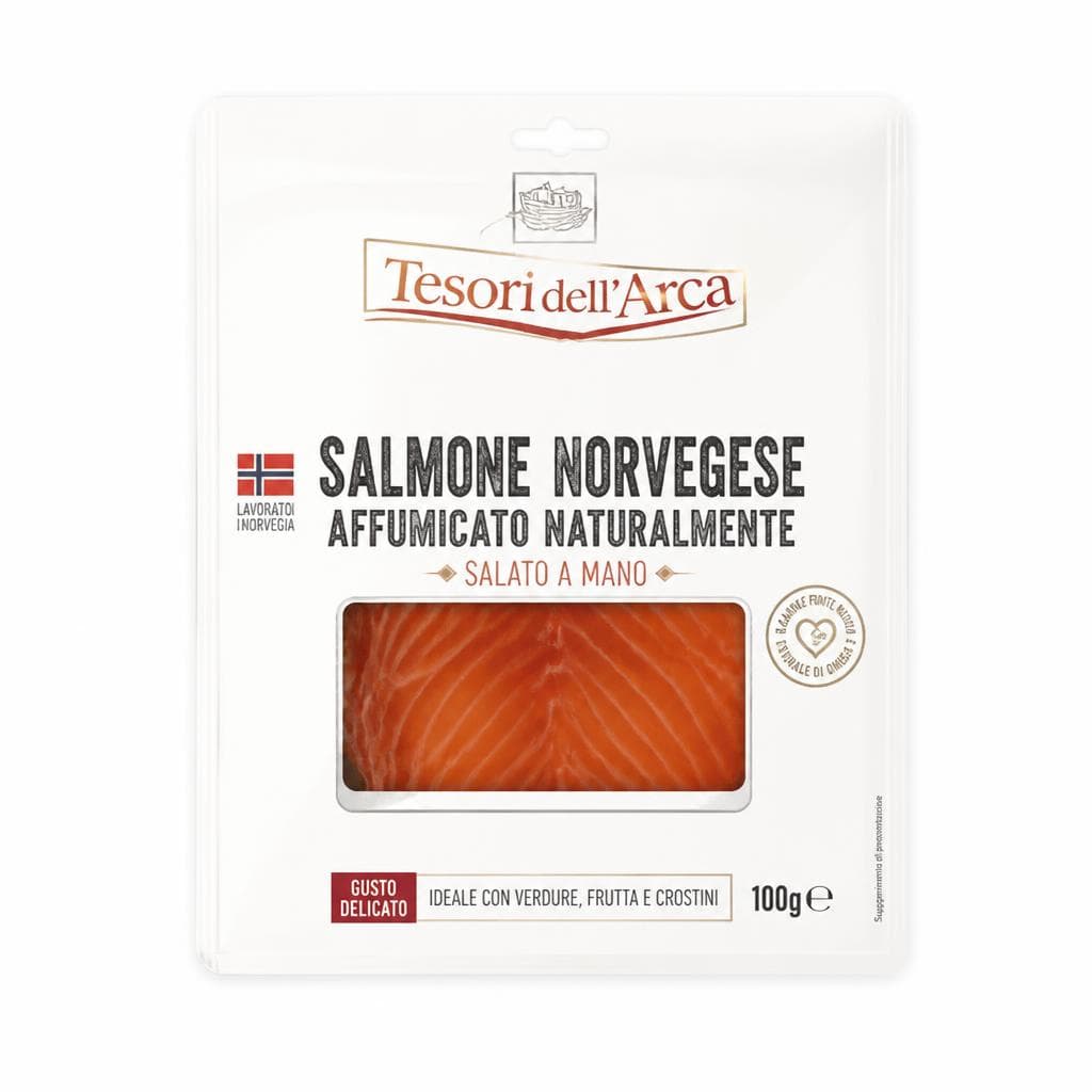 Tesori dell'Arca salmone affumicato norvegese, 100 g – Panorama