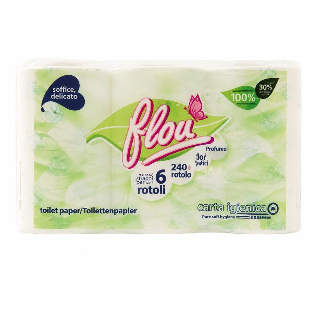 Carta igienica Flou, 6 rotoli – MD