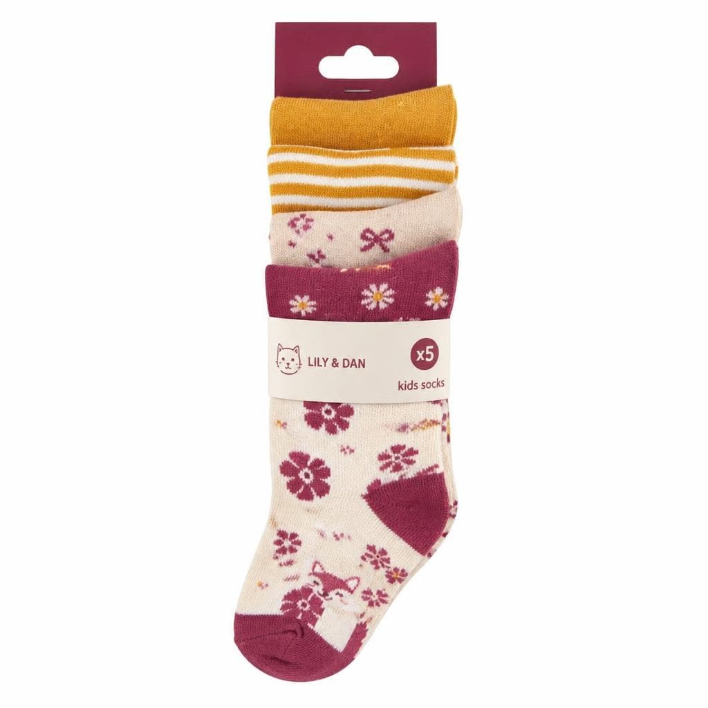 Calze per bambini, 5 pezzi L&D – ALDI