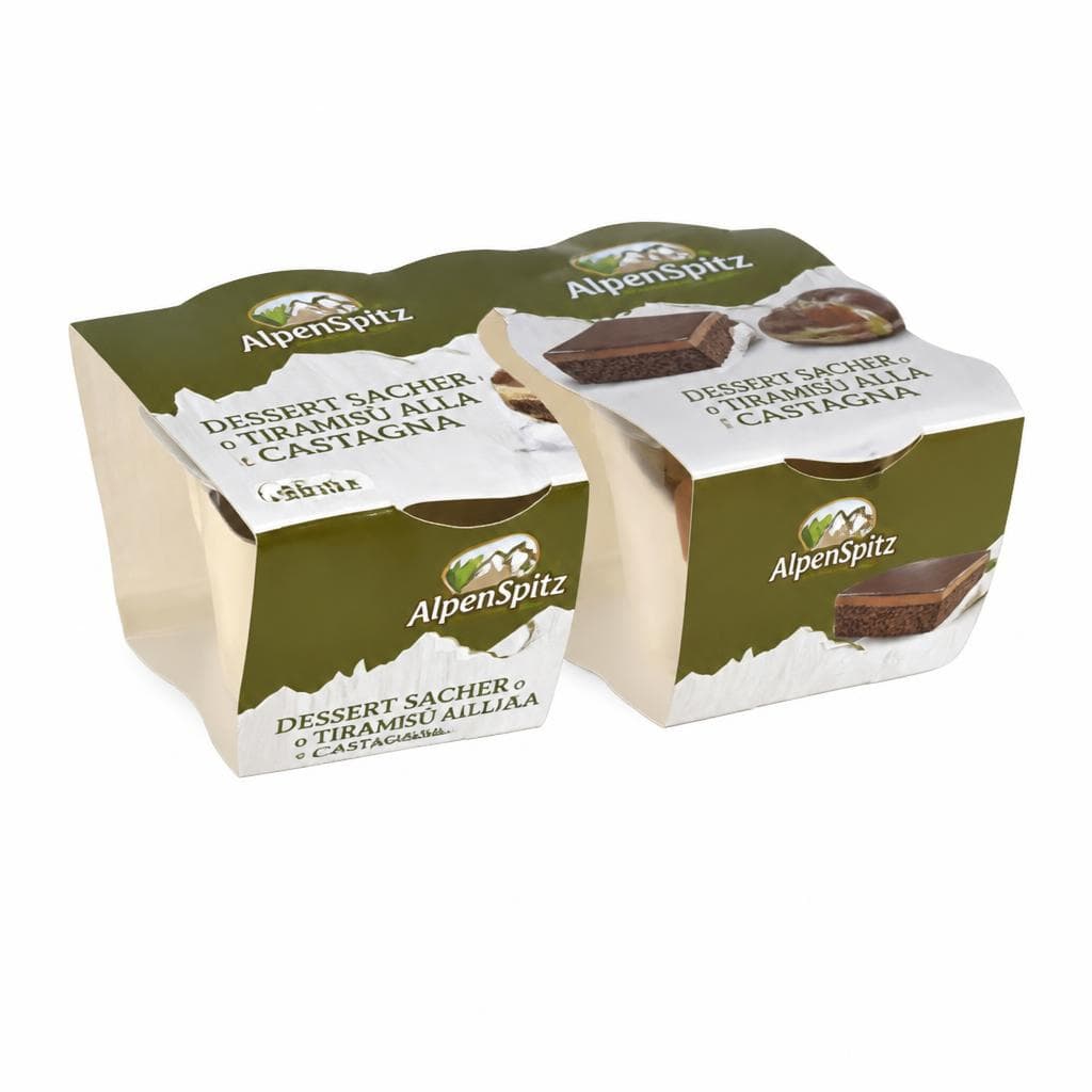 Dessert Sacher o Tiramisù alla castagna, 90 g Alpenspitz – Eurospin