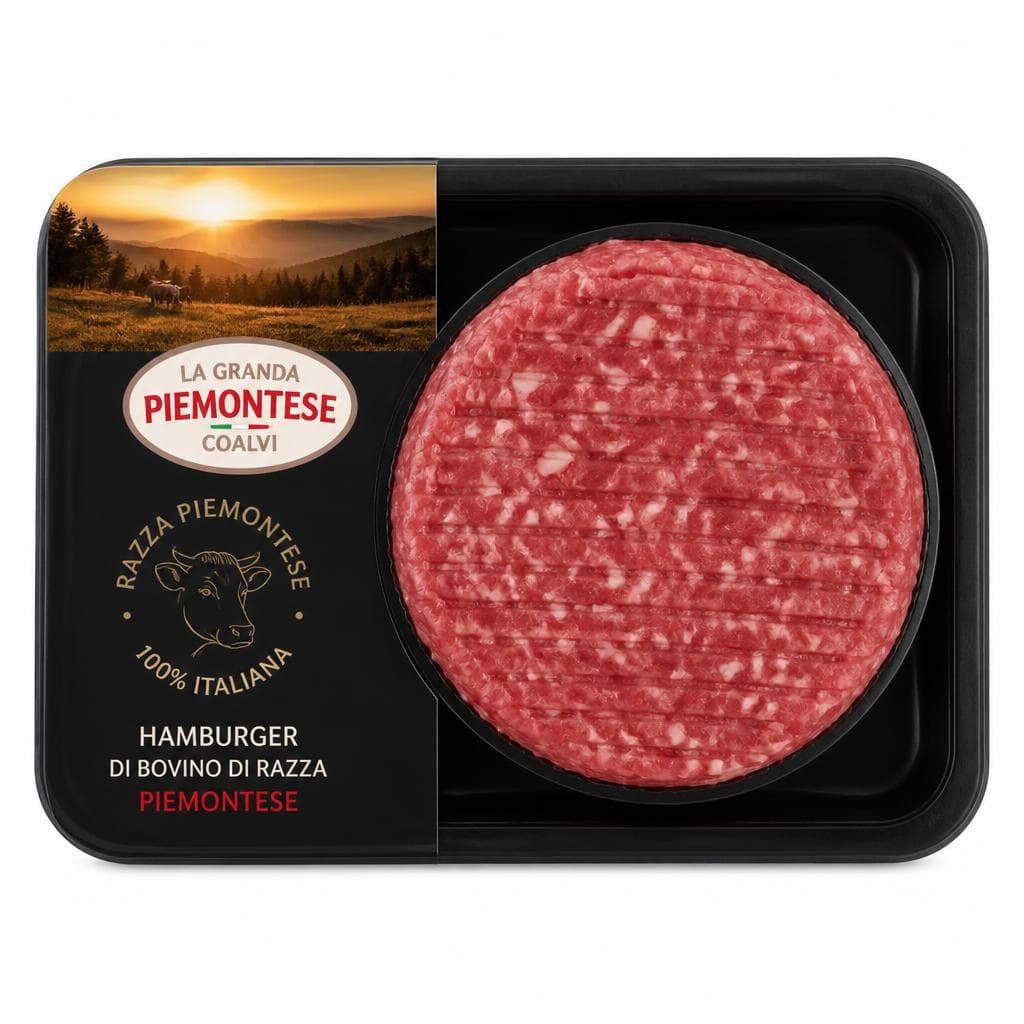 Hamburger di bovino di razza Piemontese, 200 g – Lidl