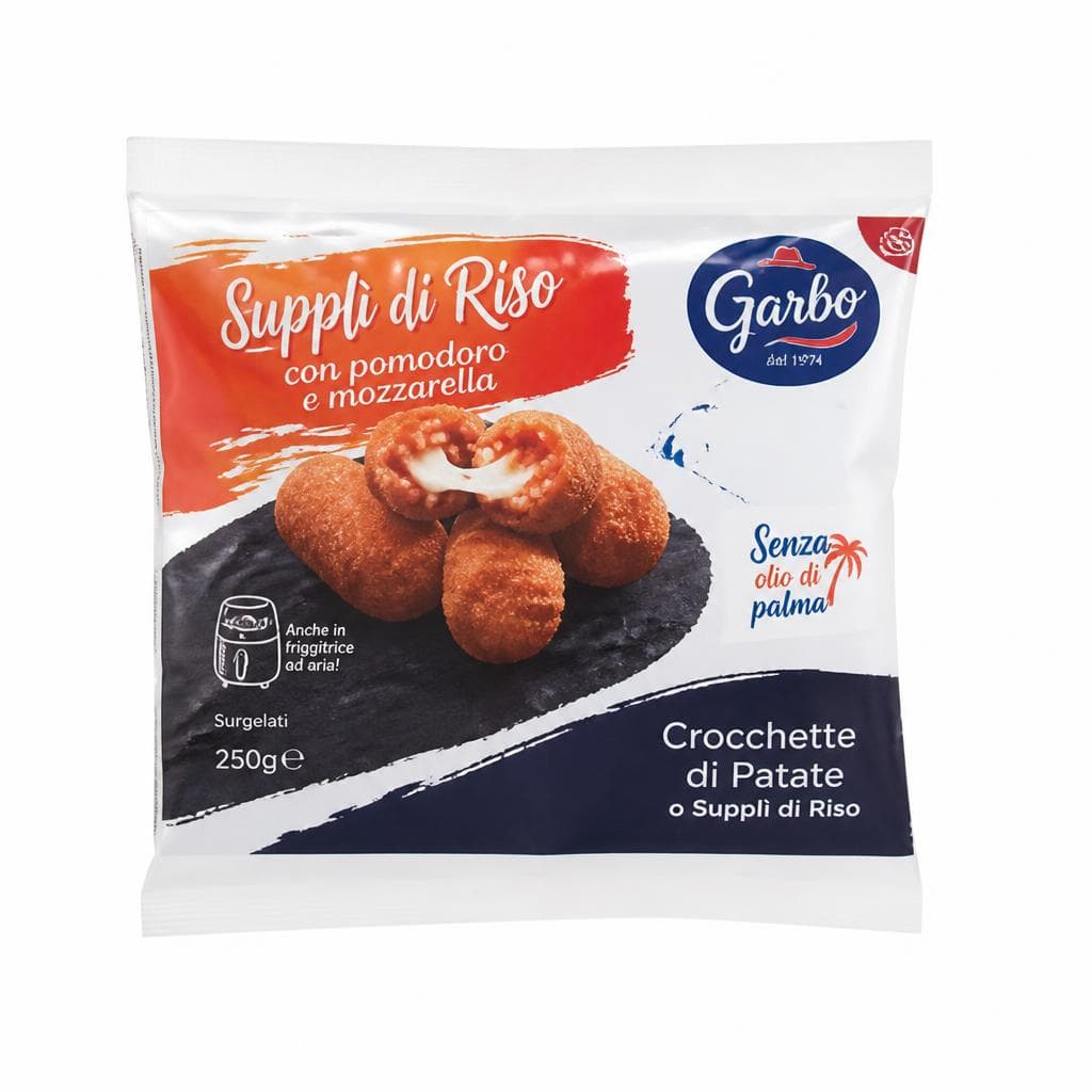 Crocchette di patate o suppli di riso Garbo, 250 g – Il Gigante