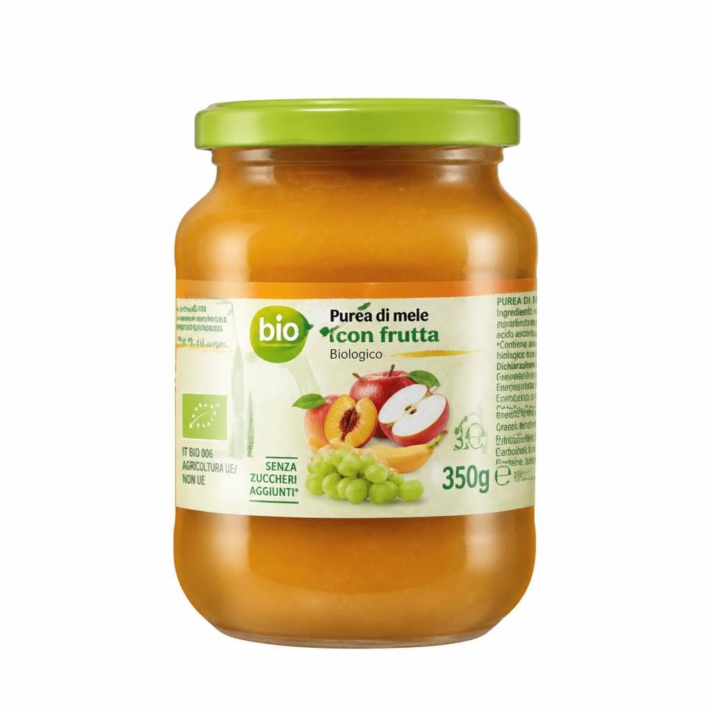 Purea di mele con frutta, 350 g – ALDI