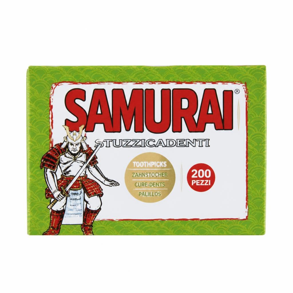 Samurai stuzzicadenti 200 pezzi in offerta da Panorama
