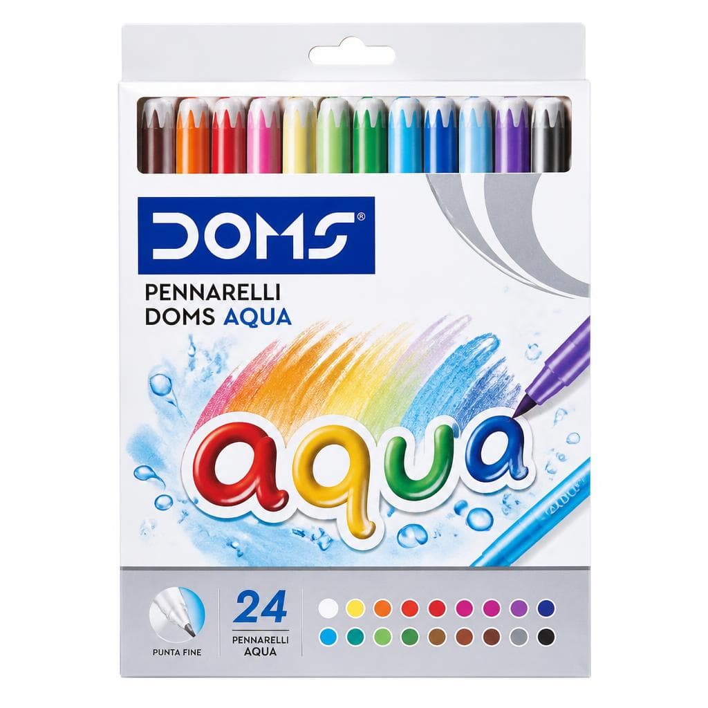Pennarelli Doms Aqua 24pz in offerta da Maury's