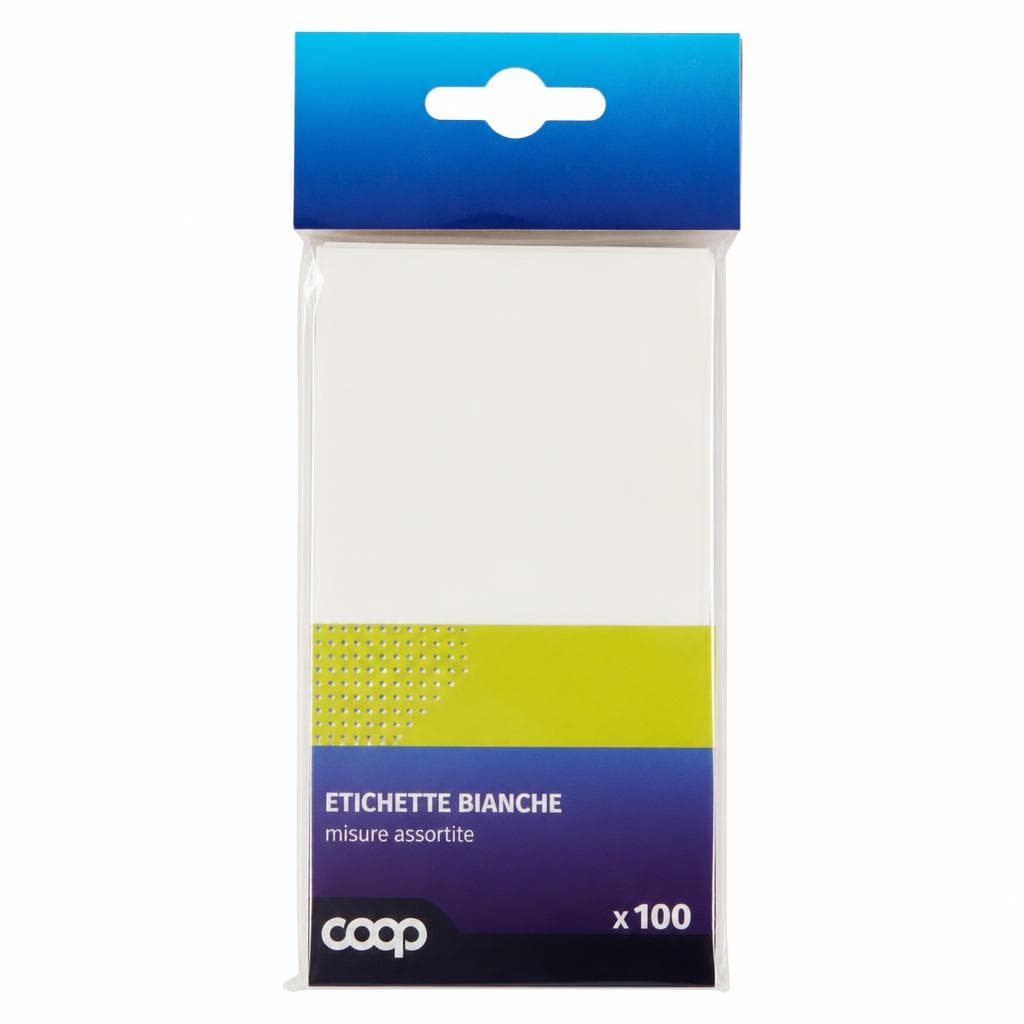 Etichette bianche in offerta da Coop