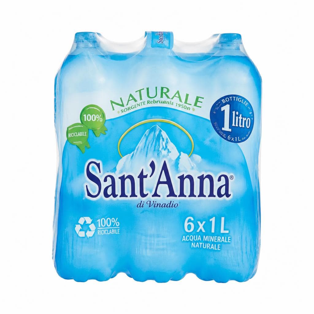 Acqua minerale naturale Sant'Anna, 6x1 litro – Esselunga