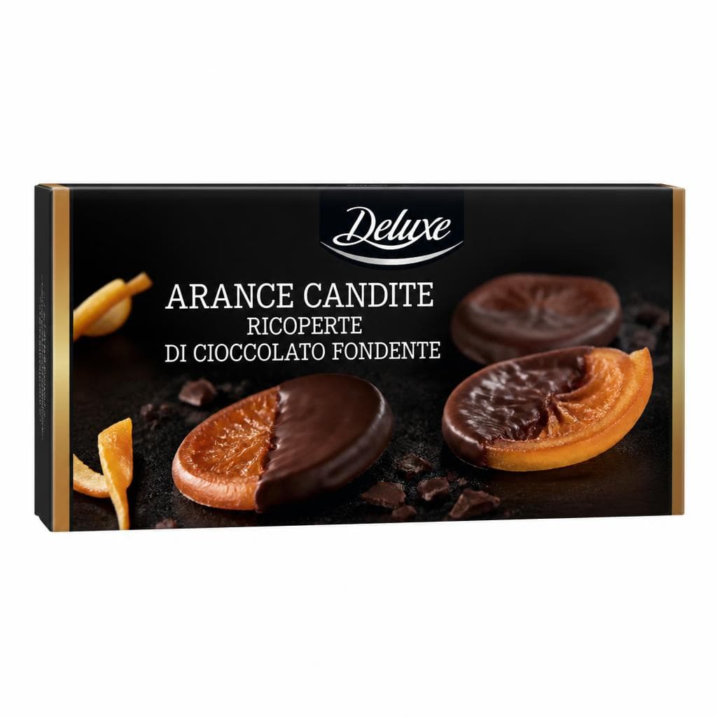 Deluxe Arance candite ricoperte di cioccolato fondente, 150 g – Lidl