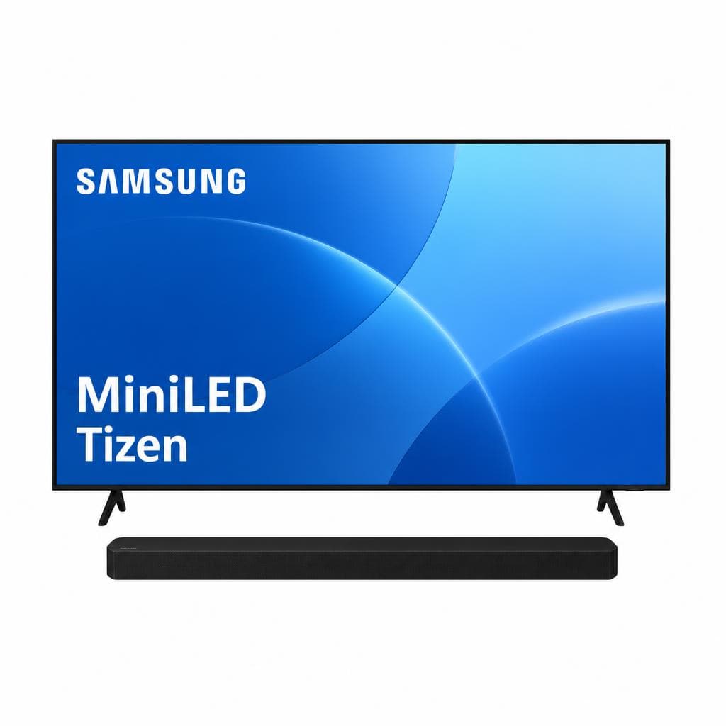 Samsung MiniLED 55M70H + Soundbar HWB450F, 55" / 122,46 cm – Euronics