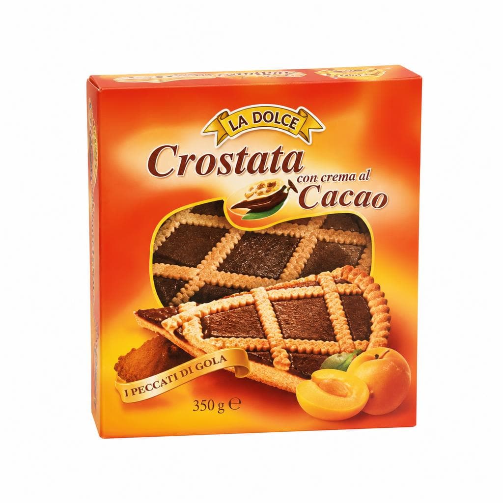 Crostata albicocca/cacao, 350 g La Dolce – MD