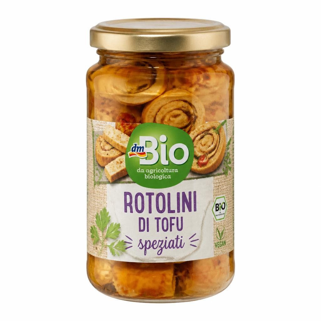 dmBio rotolini di tofu speziati, 250g – Dm