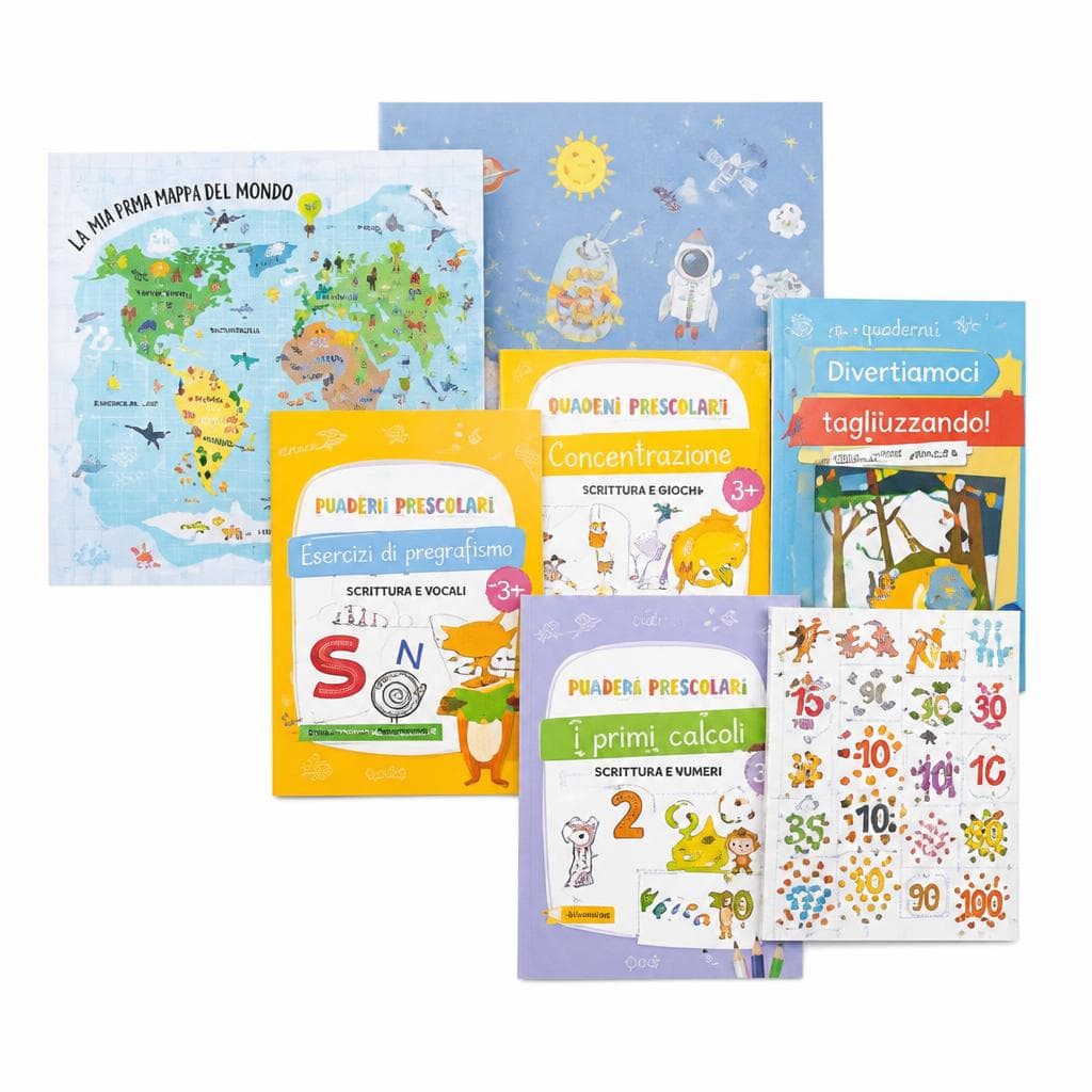 Quaderni prescolari e poster per bambini – ALDI