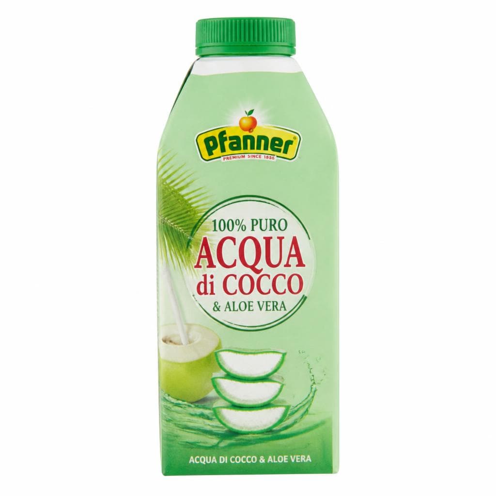 Acqua di cocco o drink aloe vera Pfanner, cl 50 – Panorama