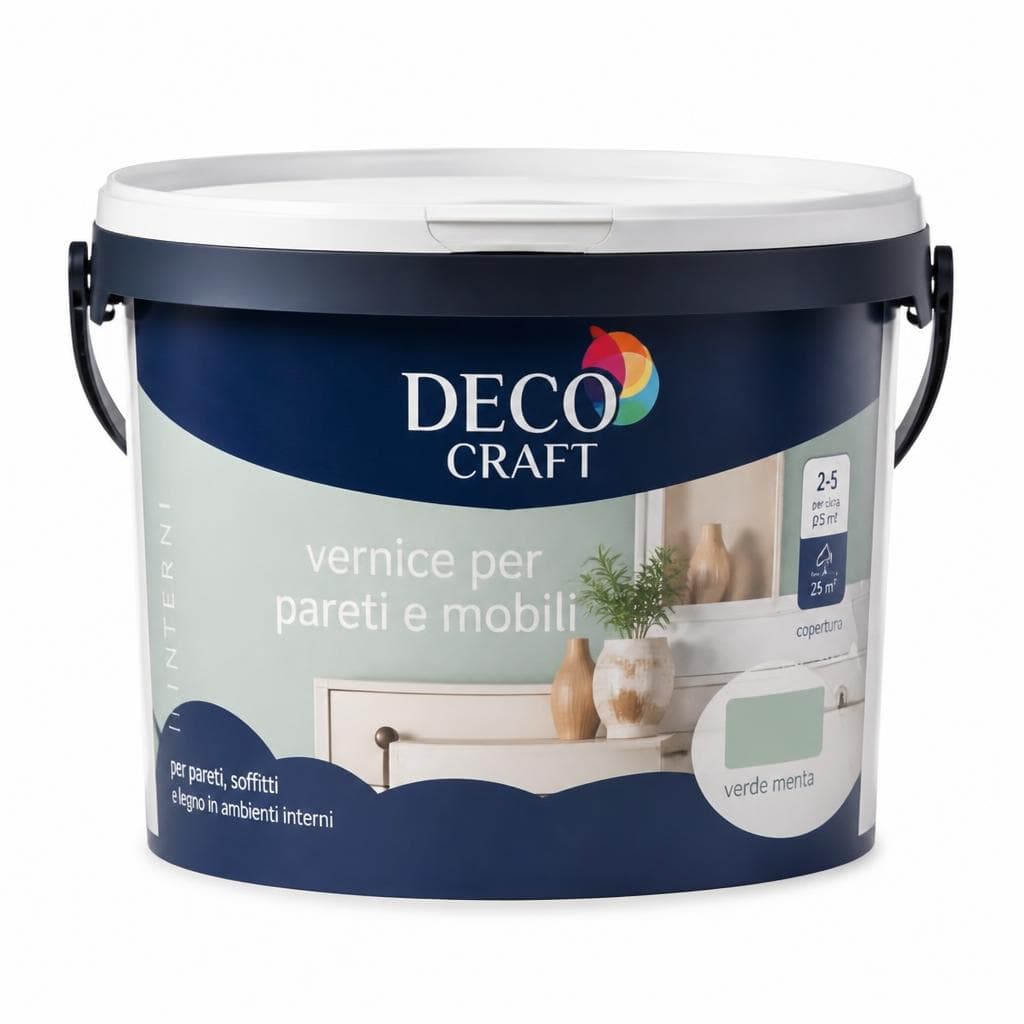 Deco Craft vernice per pareti e mobili, 2,5 l – ALDI