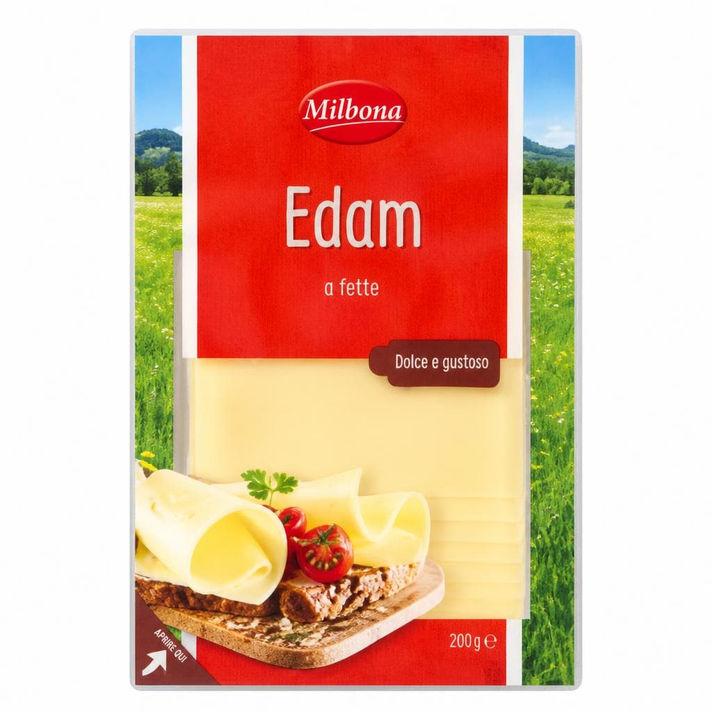 Milbona Edam a fette, 200 g – Lidl