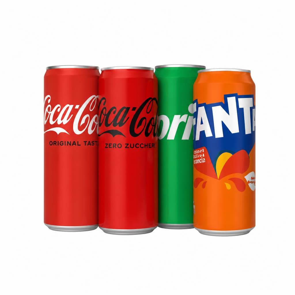 Sprite, Coca Cola, Coca Cola Zero, Fanta, 3 x 500 ml = 1,5 l – Penny