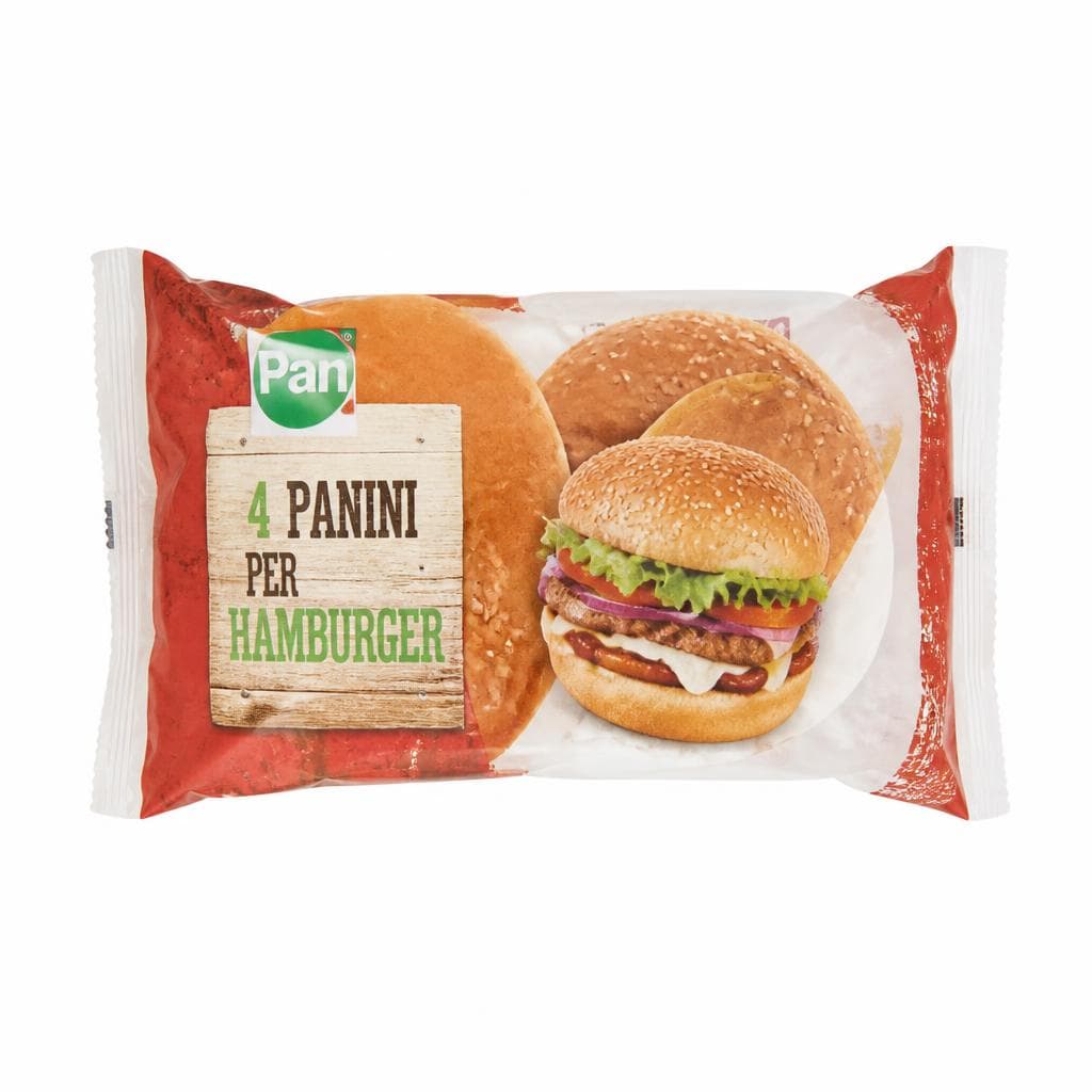 Panini per hamburger, Maxi panini hamburger o Panini per hot dog, 250/300 g Pam – Panorama