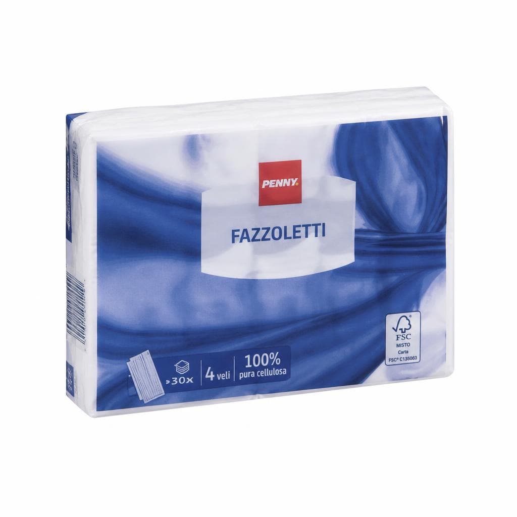 Fazzoletti Penny, 30 pz – Penny