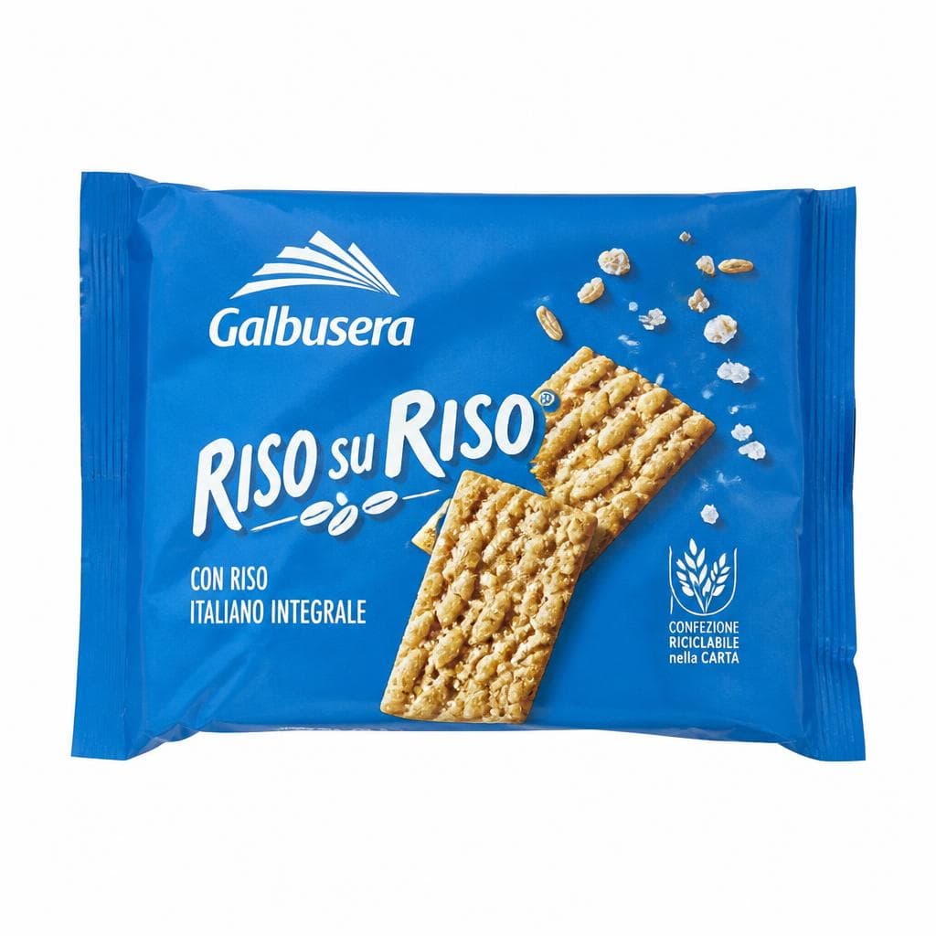 Crackers "Riso su riso" Galbusera, g 508 – Panorama