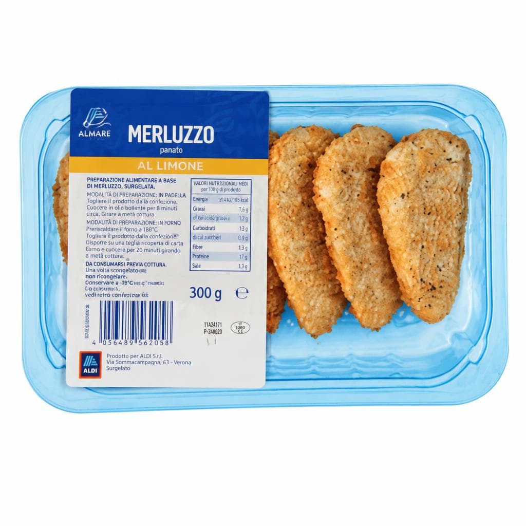 Almare Seafood merluzzo panato al limone 300 g in offerta da ALDI
