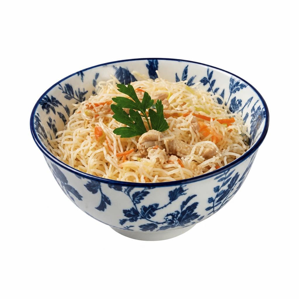Mulan spaghetti di riso con verdura e carne, 200 g – Il Gigante