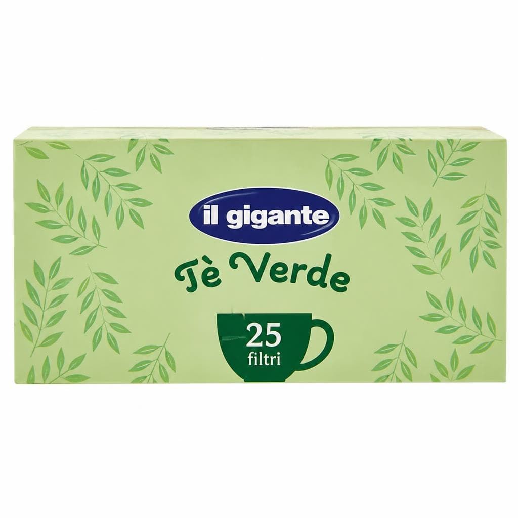 il gigante Tè verde, 25 filtri – Il Gigante