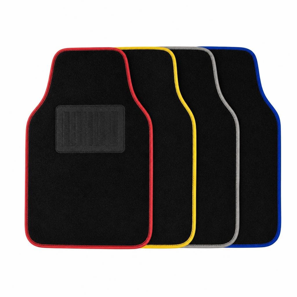 Set 4 pezzi tappeti auto Colors, 4 pezzi – Dpiù