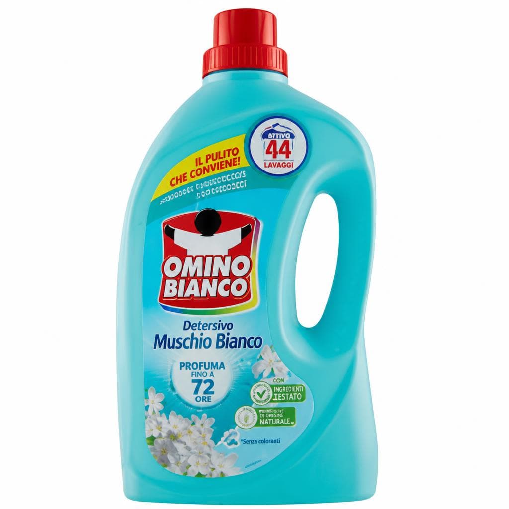 Detersivo liquido lavatrice Omino Bianco, 1,76 l – Carrefour