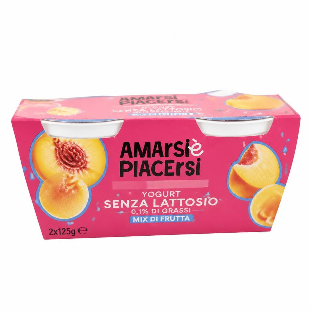 Yogurt Senza Lattosio gusti assortiti, 125 g x2 Amarsi è Piacersi – Iper La grande i