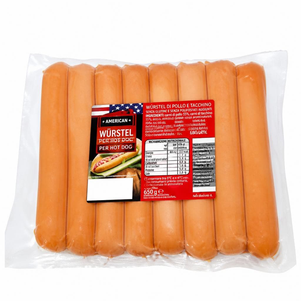 Würstel per hot dog, 660 g American – ALDI