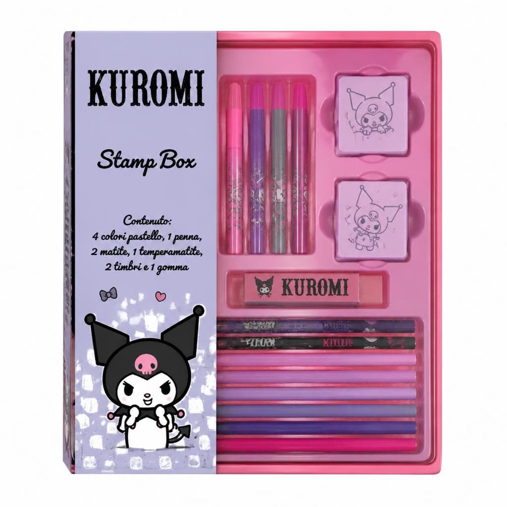 Stamp Box Kuromi cassettiera in offerta da Coop