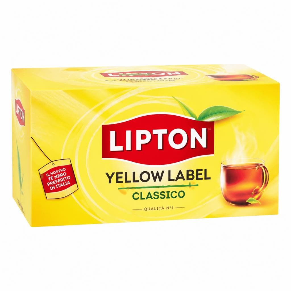 Lipton tè Yellow Label o verde, 25 filtri – Bennet