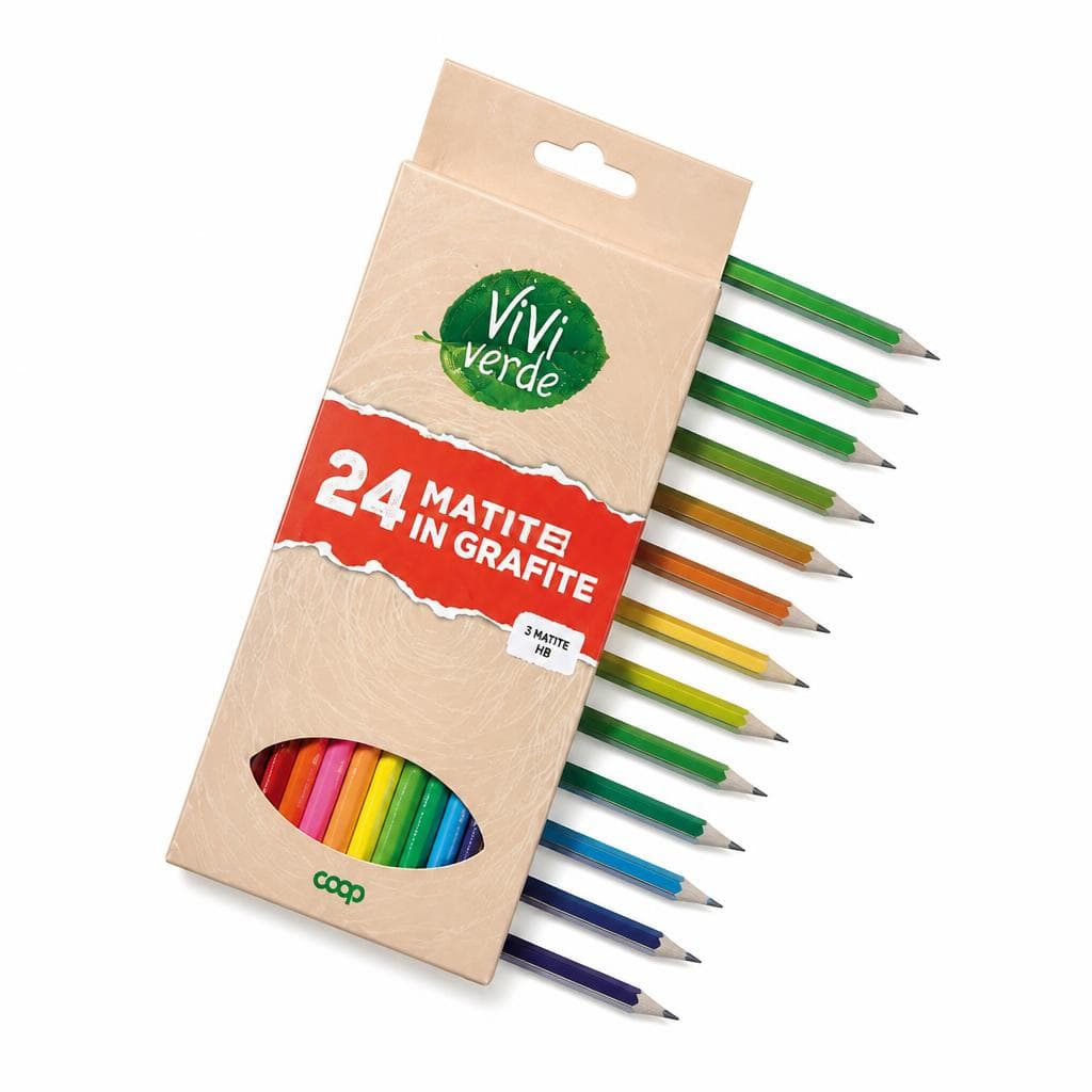 Matite in grafite HB 2 pezzi Viviverde Coop in offerta da Coop