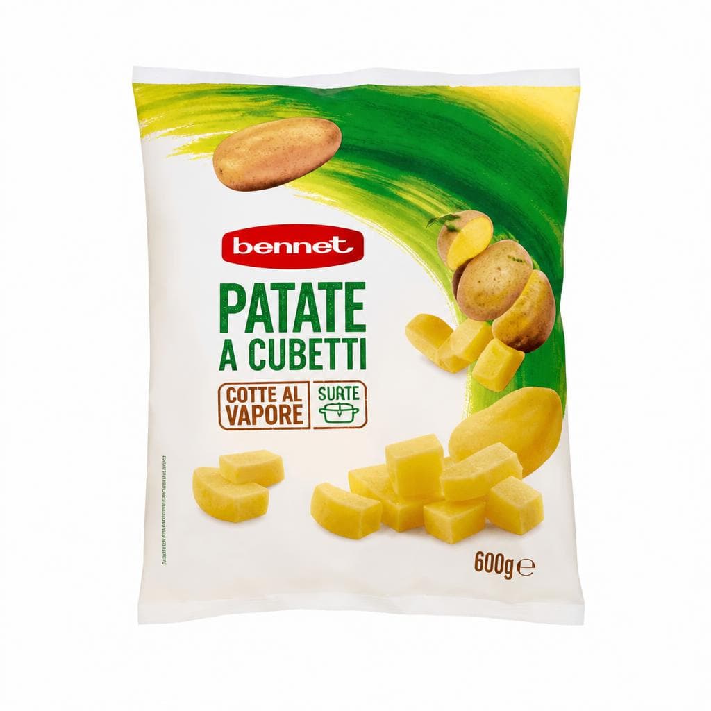 Patate a cubetti surgelate Bennet, 600 g – Bennet