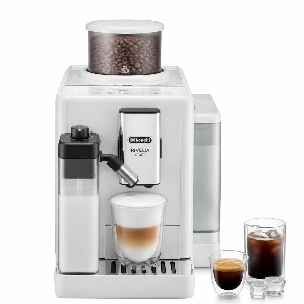 De'Longhi Macchina caffè automatica Rivelia Start EXAM420.55.WXL – Trony