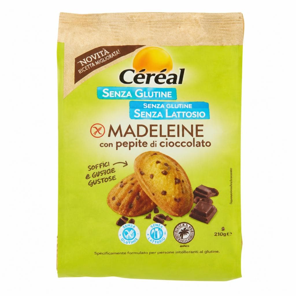 Madeleine con pepite di cioccolato Céréal, 210 g – Il Gigante