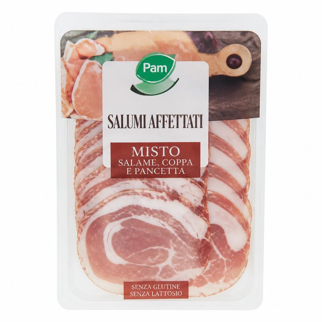 Salumi affettati Pam, 100/110 g – Panorama