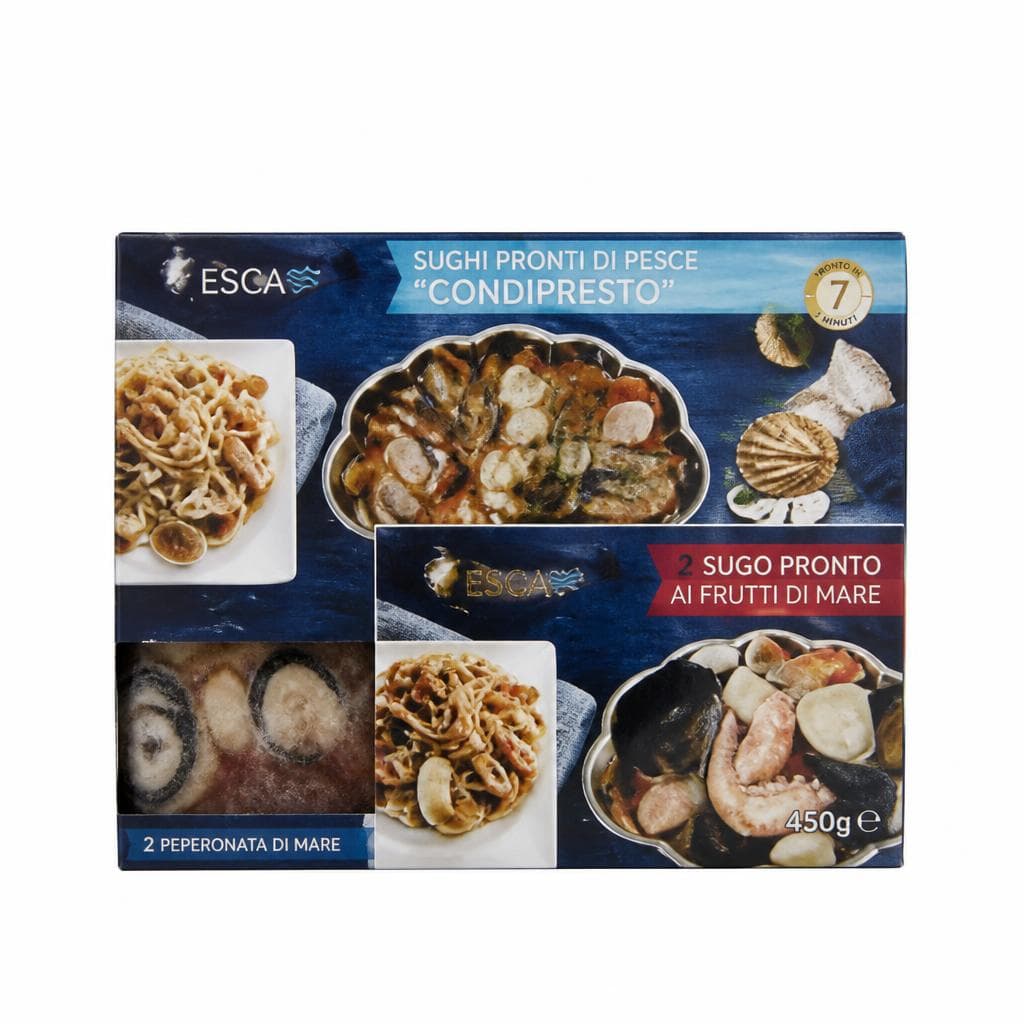 Sughi pronti di pesce "Condipresto" Esca, 400/450 g – Panorama