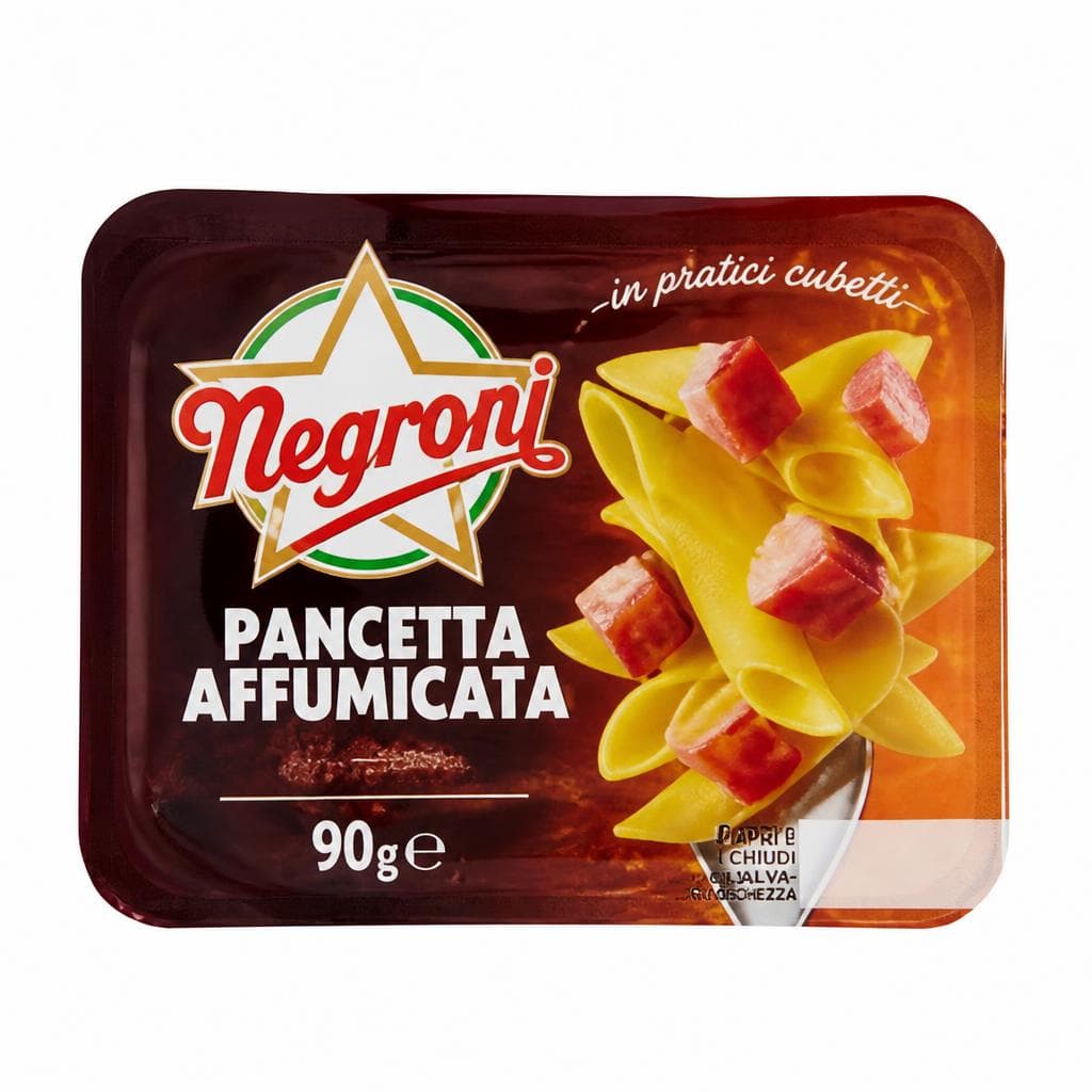 Pancetta a cubetti Negroni, 90 g – Il Gigante