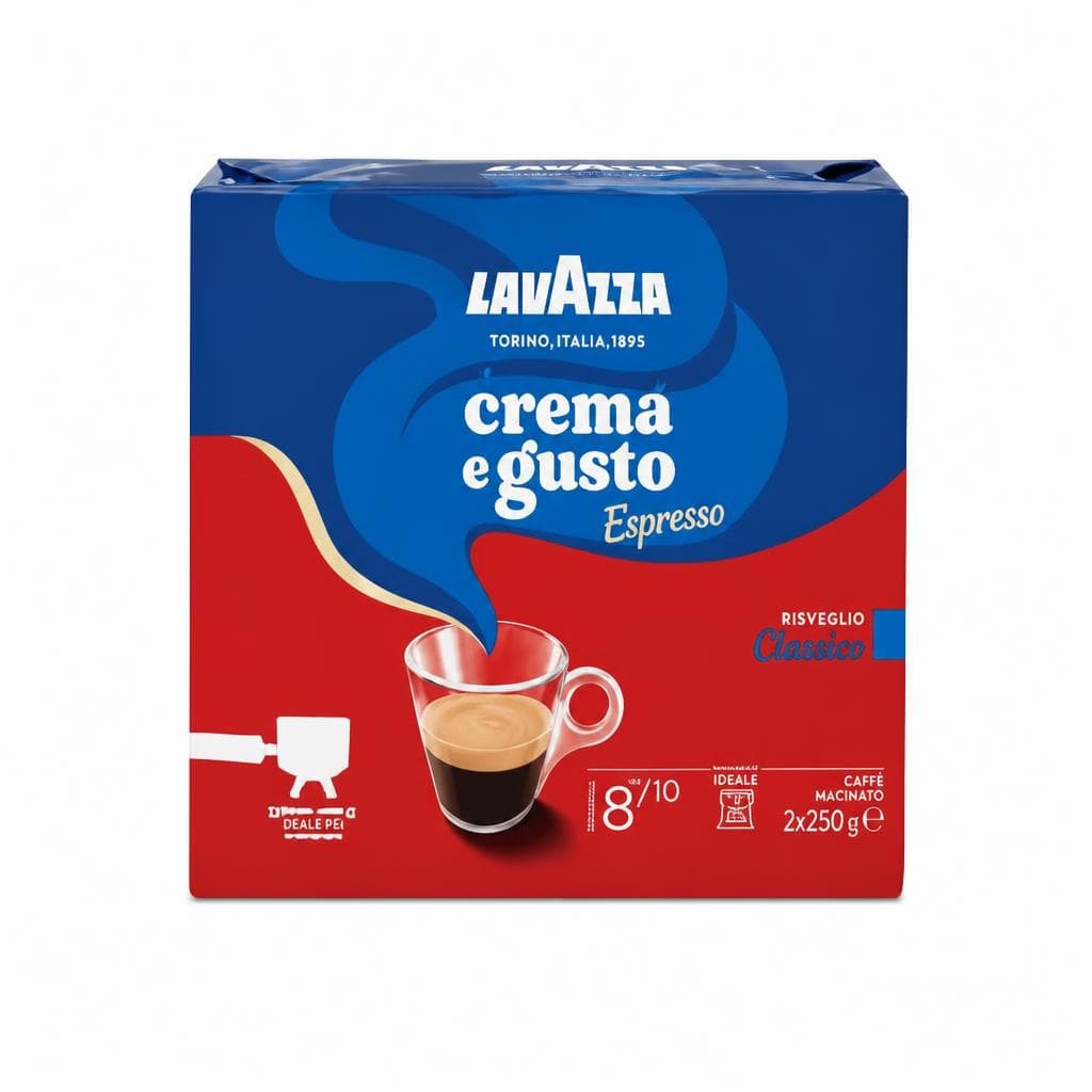 Caffè Macinato Lavazza Crema e Gusto Espresso, 500 g – Carrefour
