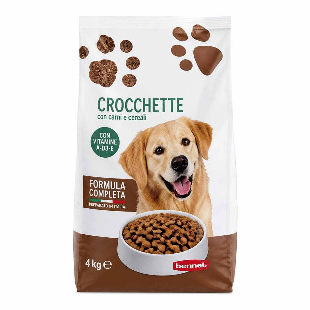 Alimento secco per cani con carni e cereali Bennet, kg 7,5 – Bennet