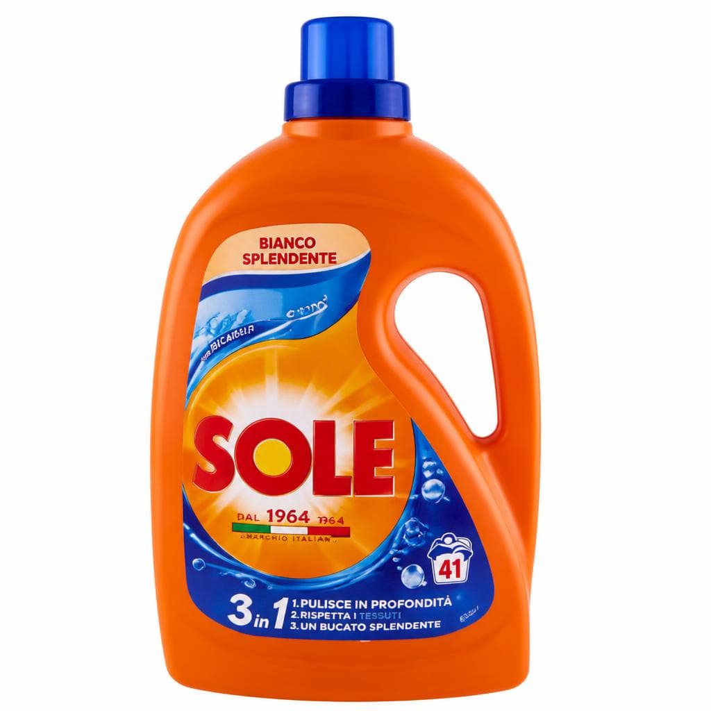 Sole detersivo liquido per lavatrice 41 lavaggi in offerta da Il Gigante